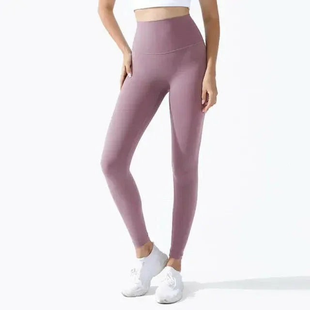 Seamless High Waist (Nude Feeling) Yoga/Running Leggings - LUXLIFE BRANDS