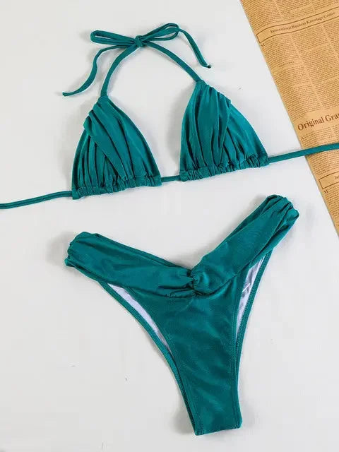 Tropic Love Ruffle Bikini - LUXLIFE BRANDS
