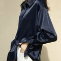 Satin Vintage Blouse - LUXLIFE BRANDS